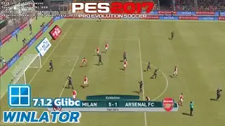 Winlator Glibc - Gameplay PES 2017 (Windows) on Android