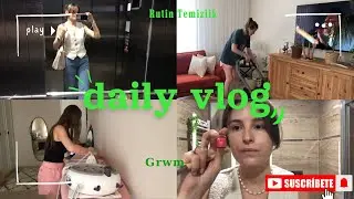 Günlük Vlog - Ütülerim Birikti - Rutin Ev Temizliği- Hazırlanma