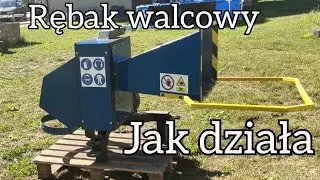 Rębak walcowy 6 nożowy do drewna