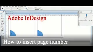 Adobe InDesign :: how to insert page number