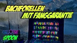 Angeln im Winterwunderland :) Ultralight auf Bachforellen in den Schweizer Bergen
