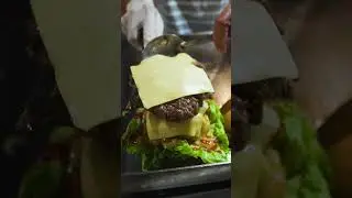 Massive Double Cheese Burger🍔 | Laos Food | Laos🇱🇦 | Savannakhet #shorts