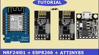 🚩NRF24L01 + ATTINY85 connection tutorial