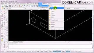 CorelCAD - Using the custom coordinate system