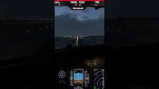 Landing into Sydney #zibo737 #xplane12