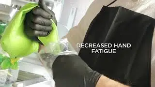 NITROGEL CHEF Γάντια μιας χρήσης, νιτριλίου Μαύρα