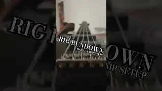 RIG RUNDOWN - let me introduce myself. 