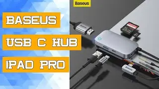 Baseus USB C Hub iPad Pro 6-in-1 USB Hub Docking Station USB C to HDMI-Compatible PadJoy Typc-C Hub