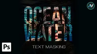 How To Put a Picture in Text in Photoshop | Text Masking Effect | Photoshop Tutorial 2024