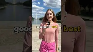 Good, better, best 😆 Bad, worse, worst 🙁 #ariannitalagringa #funny #english #gringa