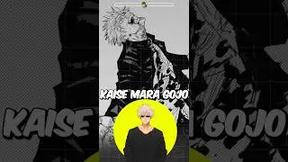 KAISE MARA THA GOJO 😱 #gojousatoru #jujutsukaisen #shorts #jjk