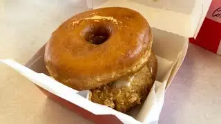 KFC Donuts and Chicken Sandwich #foodreview
