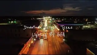 Downtown Terrell, Texas | Lighting By GGA - Gemstone Lights, Permanent LED Lighting.