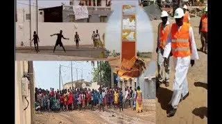 RUFISQUE:Images Terrifiantes du Saccage des Locaux de Colas Senegal par les populations de Thiawléne