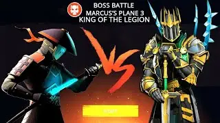 Shadow fight 3 BOSS BATTLE MARCUS'S PLANE 50 KING OF THE LEGION