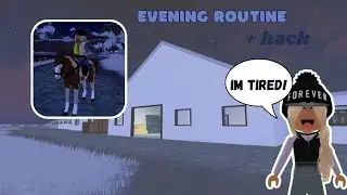 Evening Routine! *✨Going on a hack!✨* || Horse Valley Episode 41