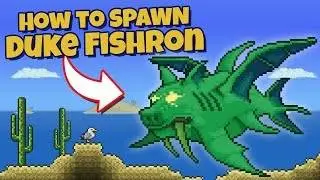 Terraria Glowing Mushroom Farm and Duke Fishron Guide