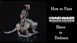 Chaos Lord painting tutorial - grim and dark Slaves to Darkness