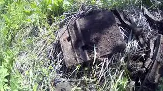 Что можно откопать у железной дороги. Коп чермета.Новый металлоискатель.