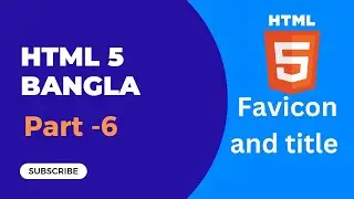 6. Html Favicon and title
