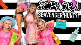 SEPHORA SCAVENGER HUNT with @Nishaandfam?! 💄✨ #vlog #preppy #BritainAndBaylaa