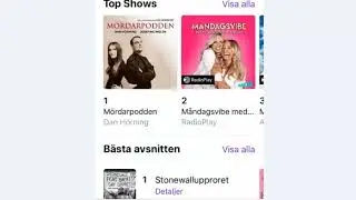 I made #1 on itunes AGAIN with my new podcast Mördarpodden