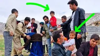 Delivery of the missing child to his family after one month by the benefactors