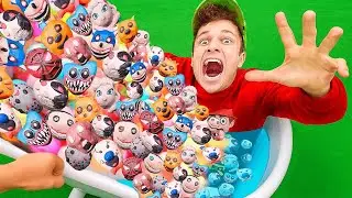 I SPENT 2 HOURS IN A BATH WITH ALL MONSTER BATH BOMBS — DO NOT DO THIS!!