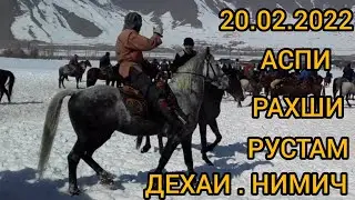 Аспи Рустам Бузкашак дар н.Точикобод 20.феврал 2022