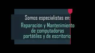 Servicio Técnico de Computadoras reparación y mantenimiento de computadoras portátiles y de escritor