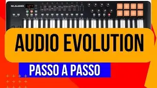 Como mapear teclado controlador no Audio Evolution