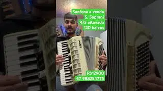 Sanfona a venda - telefone mudo - trio parada dura - música sertaneja- acordeon barato