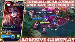 GAMEPLAY ANGELA EZ WIN TO MYTICAL|BEST BUILD ANGELA 2023|ANGELA ROAMER NEW META SEASON 30 MLBB