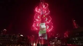 #newyear2020 Welcome new year 2020 by HA TEAM. Dubai, Burj Khalifa celebration.