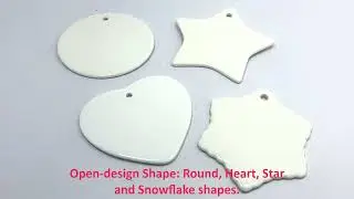 Ceramic Christmas Ornaments with custom design