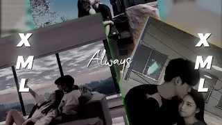 Always XML alight motion preset ( black screen lyrics) check description