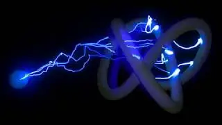 Thinking Particles - Tesla Coil Lightning - RnD #1