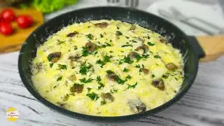 САМЫЙ ВКУСНЫЙ ЖУЛЬЕН с КУРИЦЕЙ и ГРИБАМИ НА СКОВОРОДКЕ!