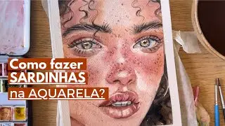 COMO PINTAR SARDINHAS EM AQUARELA