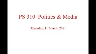 PS 310 11 March 2021