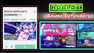 #Roblox - Anime Defenders Game ❇️ Rating ⭐⭐ #gamingcommunity #livegaming #live