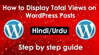 How to Display Total Views on WordPress Posts without Plugin