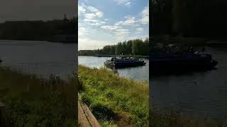 Паромная переправа Дубна Конаково #shorts