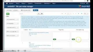 Joomla 3 - Basic Sh404sef Usage