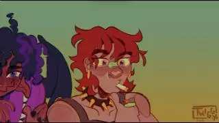 Spooky Vampire attack!! [Art Fight Animation] [SCARY!!]