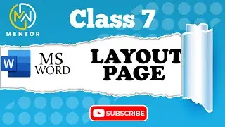 Microsoft Word Layout Tab Tutorial (Everything You Need to Know) Class 7