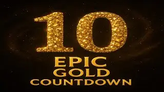 Gold Diamond Countdown 10 to 1 | Epic 4K VFX Animation | Green Screen FX | PL Green Screen VFX