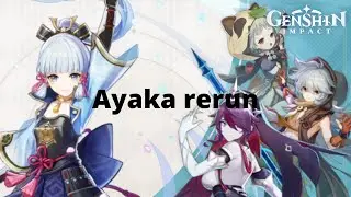 Ayaka rerun | Genshin Impact