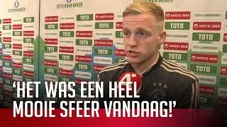 Van de Beek geniet elke keer van zijn liedje
