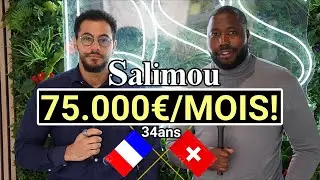 Salimou 34ans ex.frontalier SUISSE à 7 000€/mois! Devenu entrepreneur￼